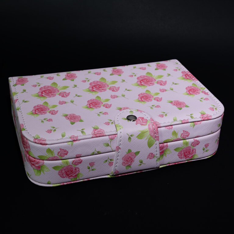 Organizador Joyero Rectangular Floral