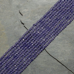 Piedra Natural Faceteada Zircon Morado DA-358 Piedra Natural Redonda 2 mm