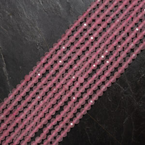 Piedra Natural Faceteada Quartzo Rosado DA-370