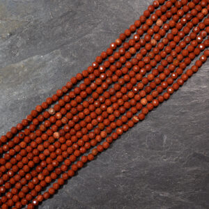 Piedra Natural Faceteada Jaspe Rojo DA-442