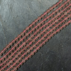 Piedra Natural Quarzto Rosado Piedra Natural Redonda 6 mm