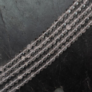 Piedra Natural Quartzo Cristal Piedra Natural Redonda 6 mm