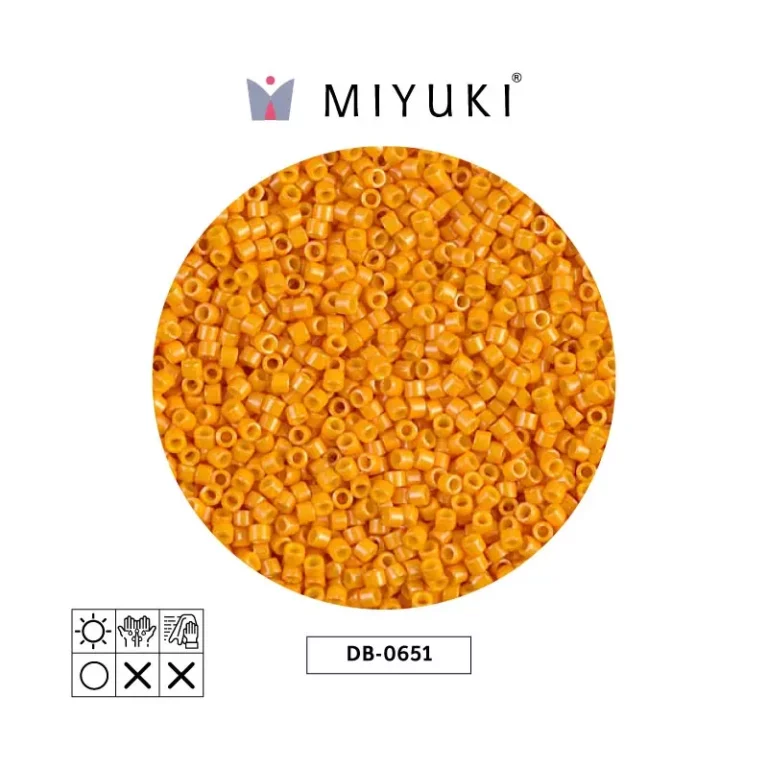 Miyuki Delica Opaco Amarillo Squash DB0651