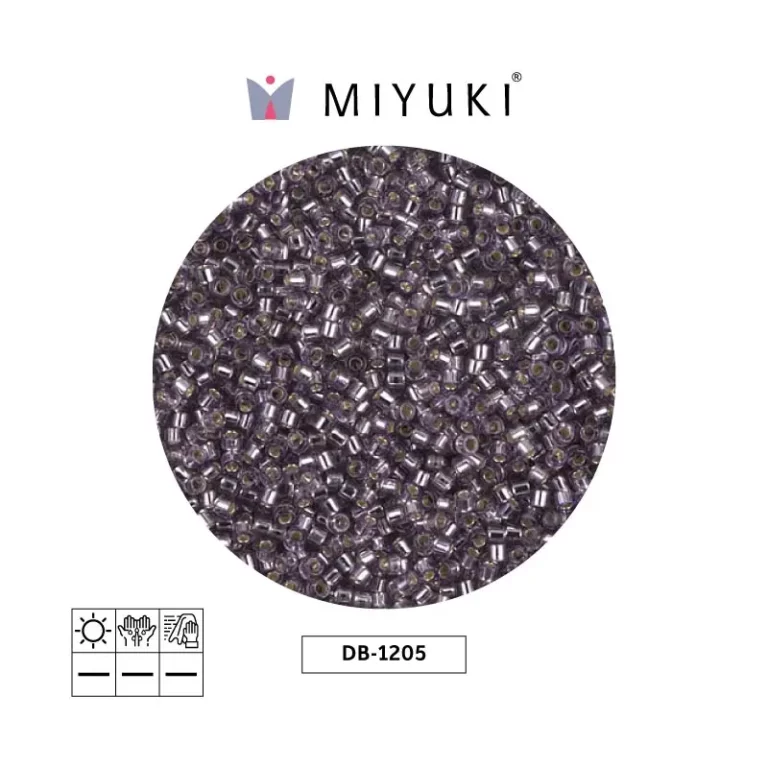 Miyuki Delica Silver Lined Light Amethyst DB1205