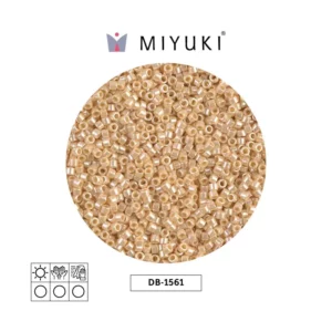 Miyuki Delica Opaco Crema Luster DB1561