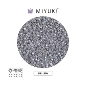 Miyuki Delica Ghost Gris Luster DB1570