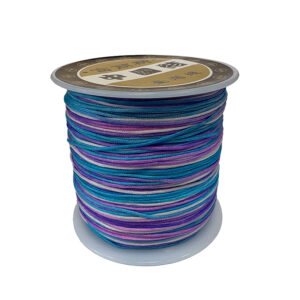Hilo Coreano Matizado Tonos Rosa Azules Rollo de Hilo Coreano Aprox.*90 mts 0,8 mm