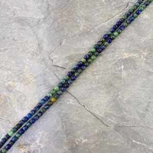 Piedra Natural Azurite Piedra Natural Redonda 4 mm