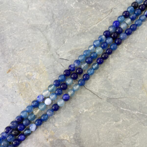 Piedra Natural Agata Azul Rey Piedra Natural Redonda 8 mm