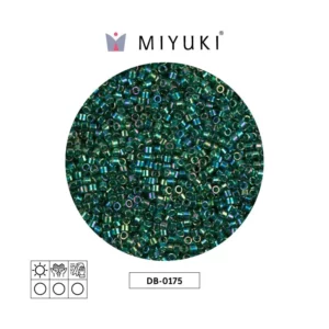 Miyuki Delica Transparente Verde AB DB0175