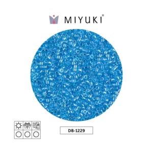 Miyuki Delica Transparente Ocean Azul Luster DB1229