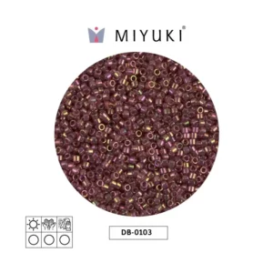 Miyuki Delica Transparente Goldlusterr AB DB0103