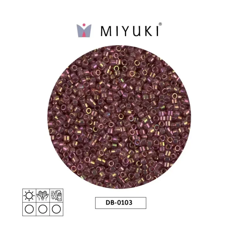 Miyuki Delica Transparente Goldlusterr AB DB0103