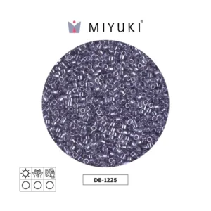 Miyuki Delica Transparente Claro Amethyst Lusterr DB1225
