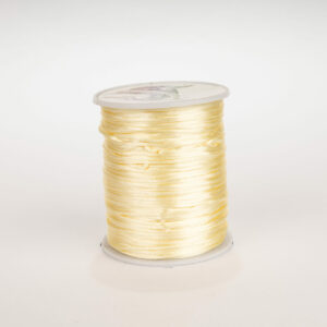 Cordon Seda Delgado 1mm Beige