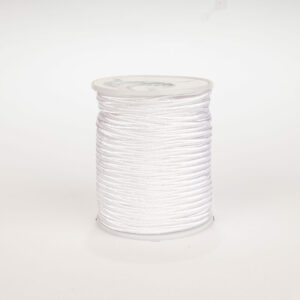 Cordón Soutache Blanco Rollo de Cordon Soutache *50 mts