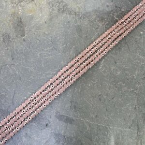 Cristal Ojo Turco Vidrio 4 mm Rosado Fuerte Perlado Ojo Turco Vidrio 4 mm Rosado Fuerte Perlado