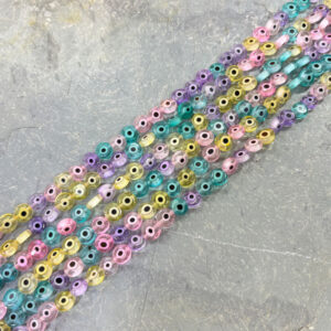 Cristal Ojo Turco Plano Vidrio 8 mm Tutty Pastel Ojo Turco Plano Vidrio 8 mm Tutty Pastel