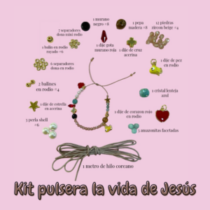 Kit Basico Bisuteria "La Vida de Jesus"
