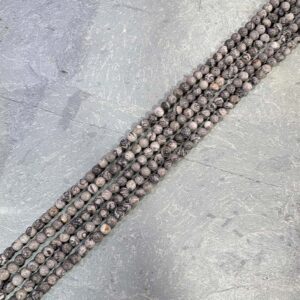 Piedra Natural Jaspe Picasso Piedra Natural Redonda 4 mm